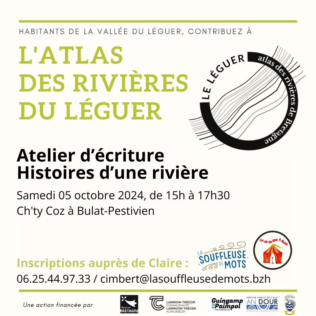 Atelier d’écriture le 5 octobre au ch’ty coz à Bulat !